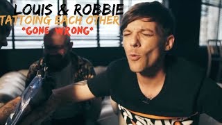 LOUIS TOMLINSON AND ROBBIE WILLIAMS TATTOOING EACH OTHER *gone wrong*