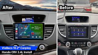 ViaBecs 2015–2016 Honda CR-V Touring  Apple CarPlay Radio Install, Retain Original Lane Watch Camera
