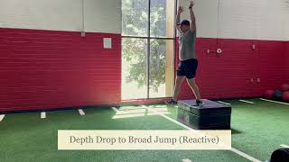 Depth Drop to Broad Jump (Reactive)