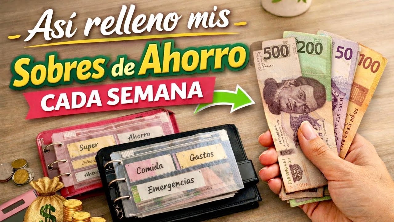 1er RELLENO DE SOBRES ✅ Marzo 2026 🍀 #sistemadesobres #ahorro 