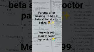 “Re-NEET motivation hits different when your score is fighting for survival 😭”