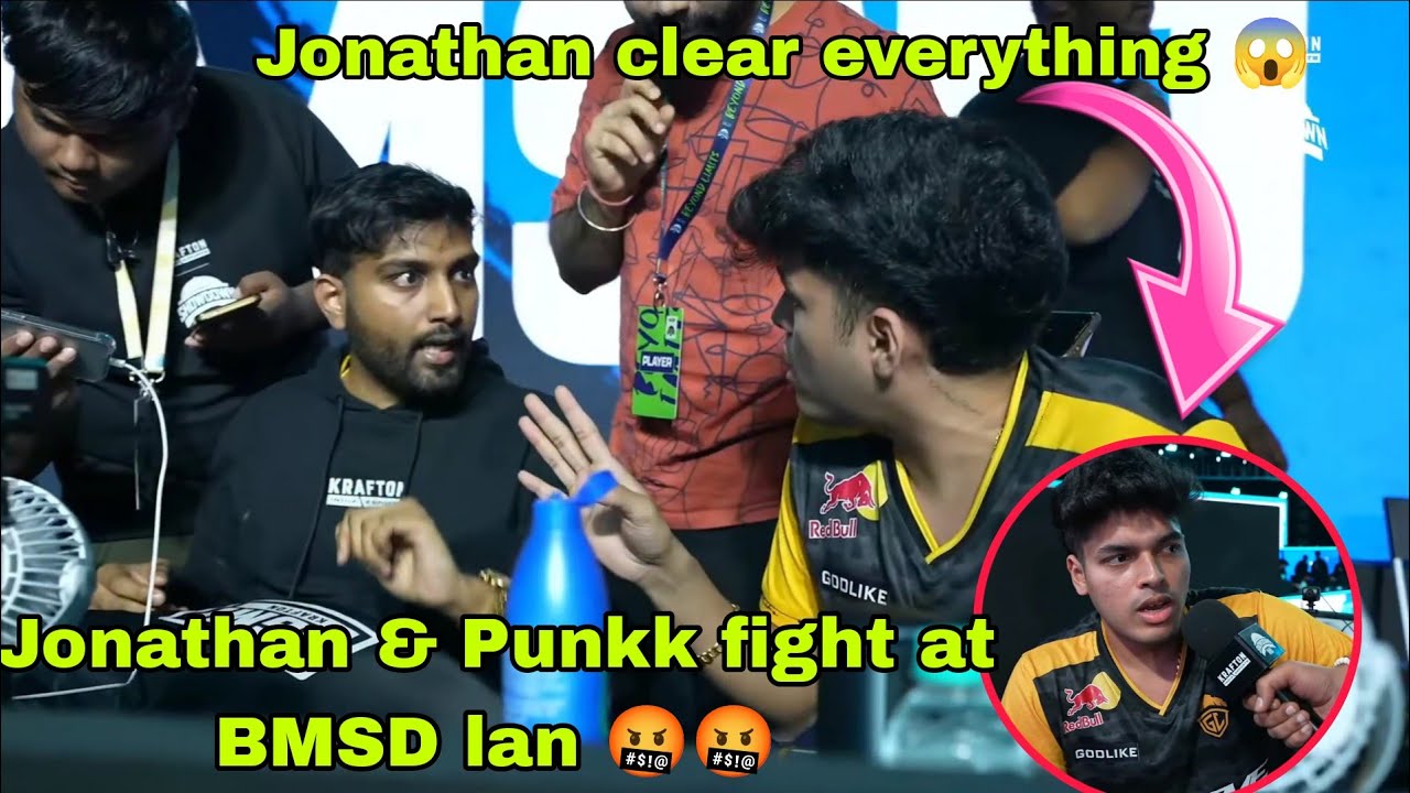 Jonathan & Punkk Heated Fight After Losing WWCD at BMSD LAN 😱 Jonathan Clear Everything 😱