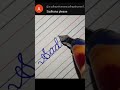 How to write the alphabet AtoZ in cursive writing.Handwriting practice#cursivehandwriting our name