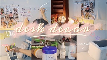 ASMR || sắp xếp lại góc học tập 📚