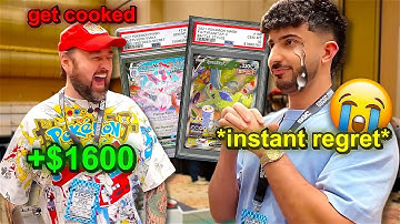 I Forced Him To Do A Deal With Me… and It Backfired | POKEMON VENDOR POV