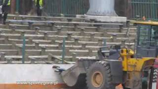 Www.sport.zgora.pl - Rozpoczęcie Przebudowy Stadionu