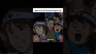 Fangirls silenced. Ippo dominates 🔥🥊 #grindmindset #hajimenoippo #animemotivation #boxing #fyp