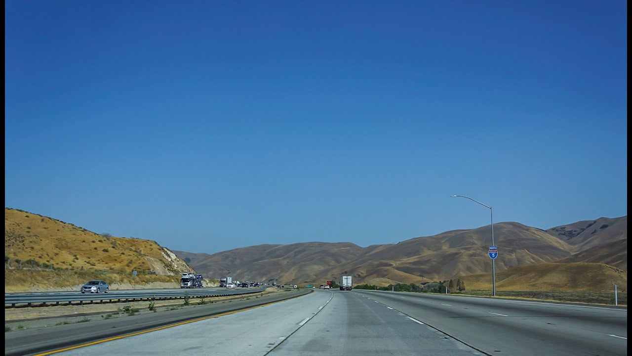 21-06 California I-5 North to the Grapevine (Video 15-21 Remixed)