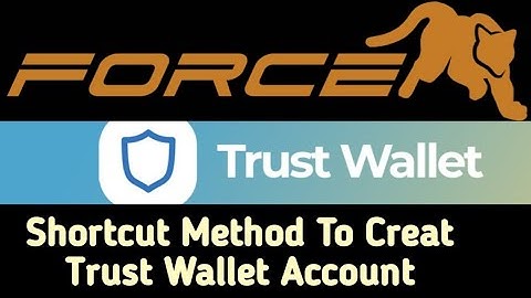 Trust Wallet Banany Ka Shortcut | Meta Force Ke Liye Trust Wallet Account Kese Banayn