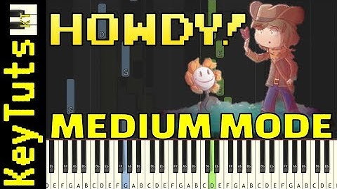 Learn to Play Howdy! from Undertale Yellow - Medium Mode