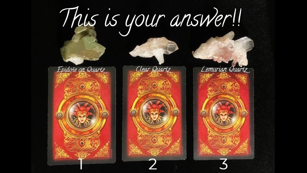 Spirit Answers - Pick A Card/Crystal