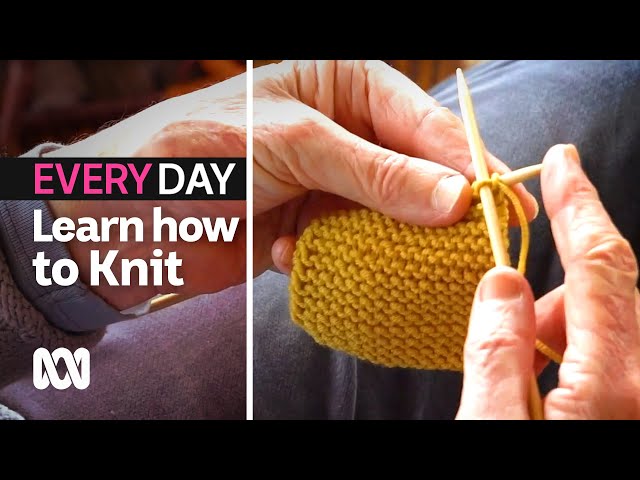 4 easy knitting steps for beginners, Everyday