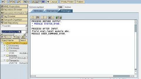Creation of Module pool Validations(Module pool programming)