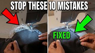 10 Simple Sewing Mistakes EVERY Beginner Makes (+ How to Fix Them)