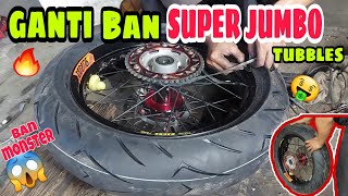 Velg jari jari jadi ban Tubbles || ban ukuran 160/60 SUPERJUMBO