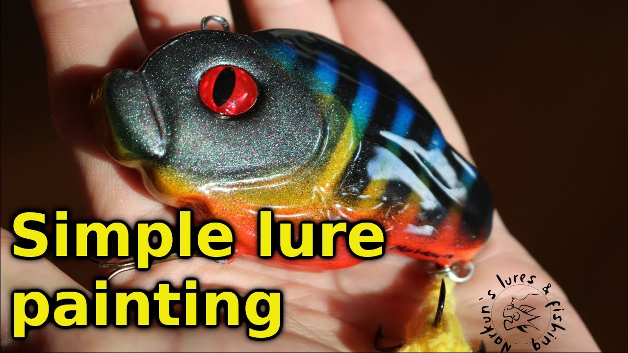 Lure painting tutorial for beginners YouTube