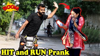 Hit And Run Prank on Cute Girls (P2) @Waqasranaofficial