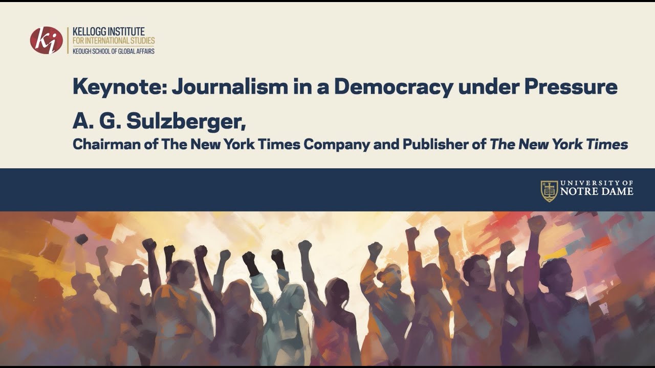 GDC 2025 Keynote presentation - Journalism in a Democracy under Pressure