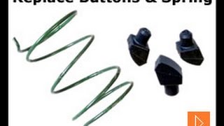 Replacing the buttons and springs on a Driven Pully on a go kart