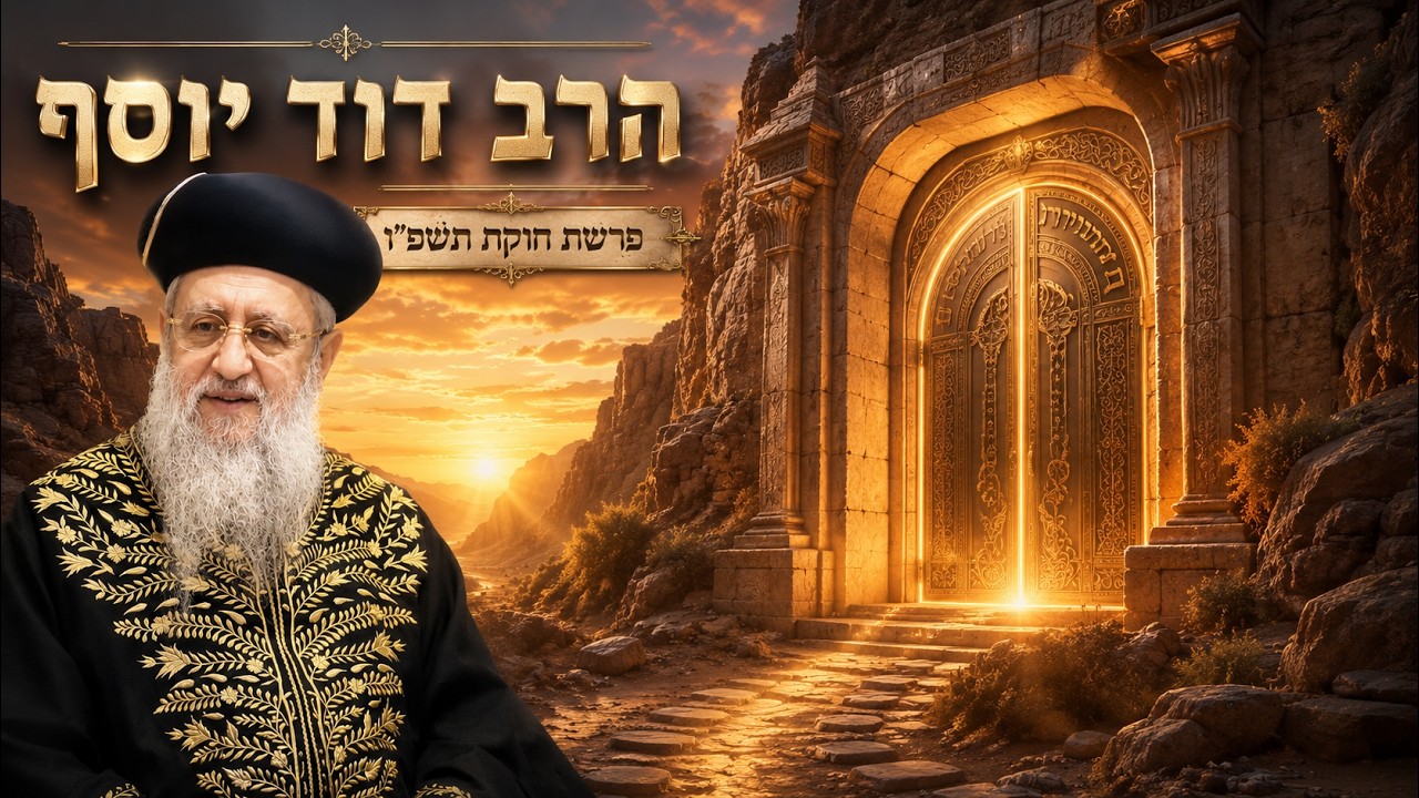 הרב דוד יוסף | פרשת חוקת תשפ"ו (2026) | עלונימייל