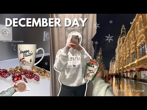 December day in my life ❄️🦋|  نهاري ففصل الشتاء (university 📖- shopping 🛍️- hot drink☕️)