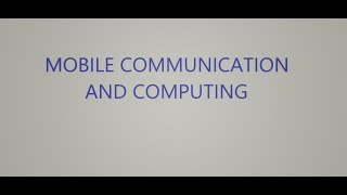 LECTURE 41 HIPERLAN 2