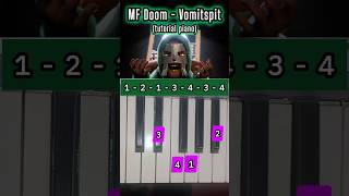 MF DOOM - Vomitspit [tutorial piano]