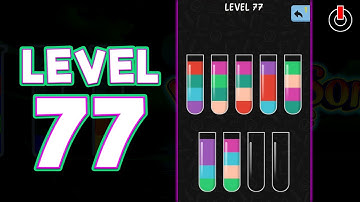 Water Color Sort Level 77 Solution