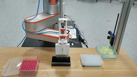 Hitbot Robot Arm Multi Test Tube for liquid Pick and Place