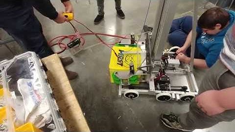 FRC 2018 Panther Robotics box grabber test