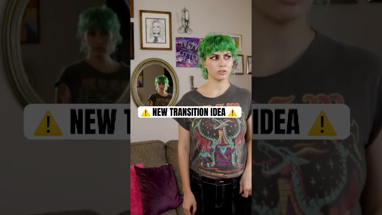 🤯 how did I do that transition?!?! 🤯 #poppunk #indiemusic #cosplaytransition