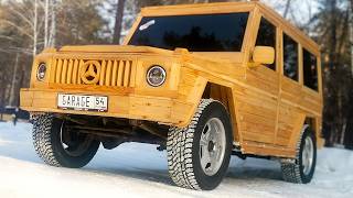 Гелик Из Дерева / Деревянный Mercedes-Benz G55 Amg