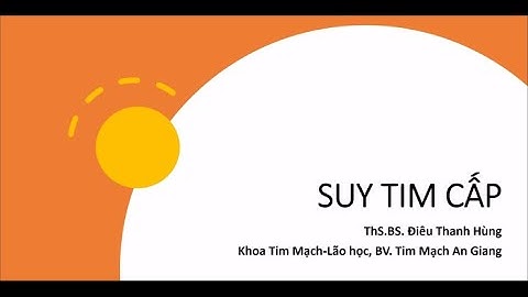 Suy tim cấp
