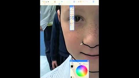 Julian Opie Style Portraits using Paint.Net part 2