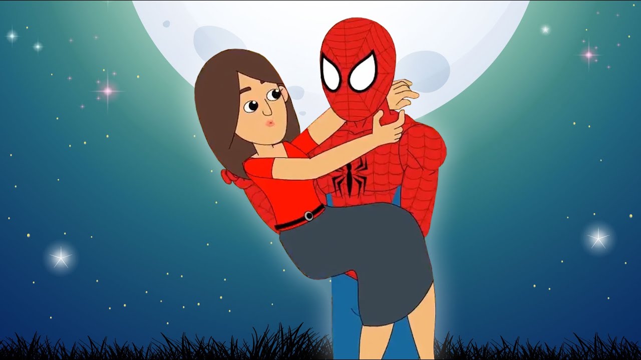 The Kiss | Funny Spiderman Cartoon | Avengers | Maze Master - YouTube