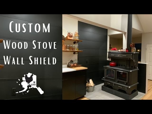 How to DIY a Wood Stove Heat Shield – a small life