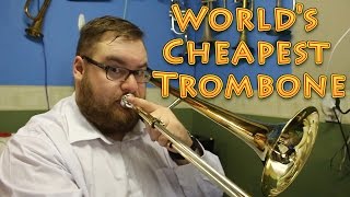 The World's Cheapest Trombone  A Soul Destroying Mess.