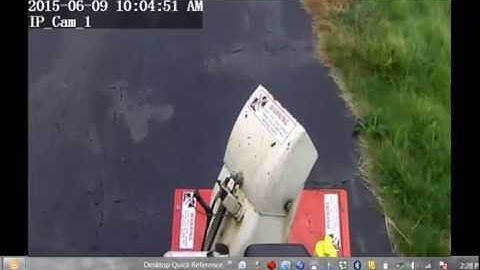 1st test wfif remote contol snowblower