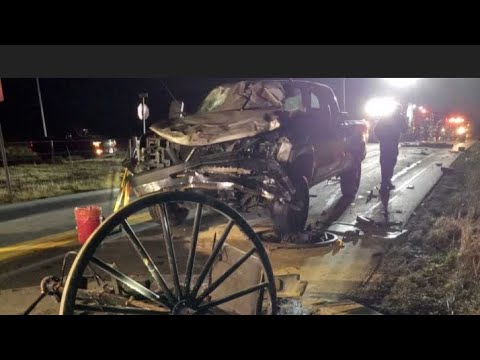Car crashes into Horse&Buggy killing 2 and multiple others injured ...