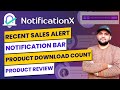 How to Create Sales Notification &amp; Countdown Notification Bar using NotificationX &amp; WordPress [Free]