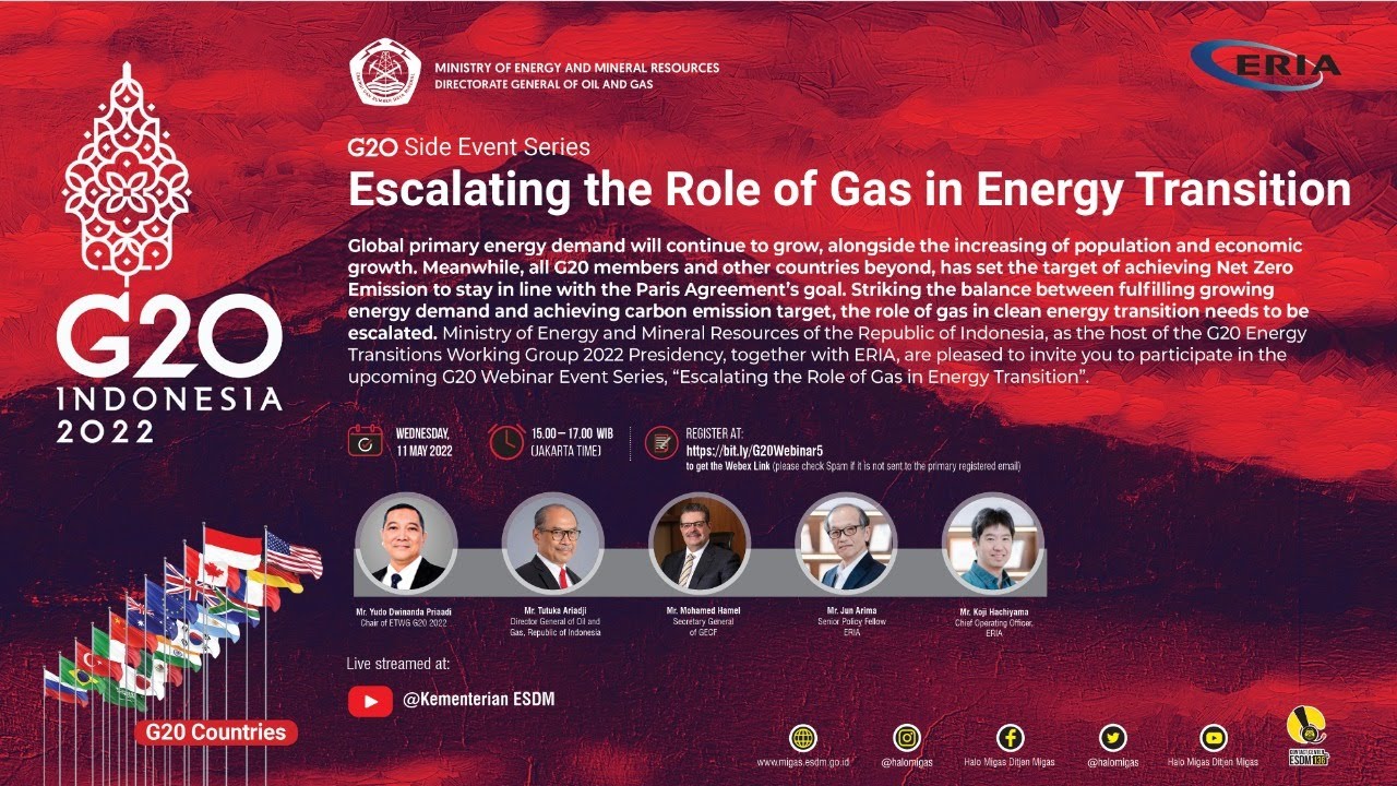 G20 Event Series: Escalating the Role of Gas in energy Transition