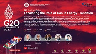 G20 Event Series: Escalating the Role of Gas in energy Transition