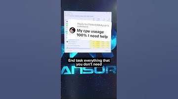 Try this quick fix if your CPU has 100% usage! 🔧💯
