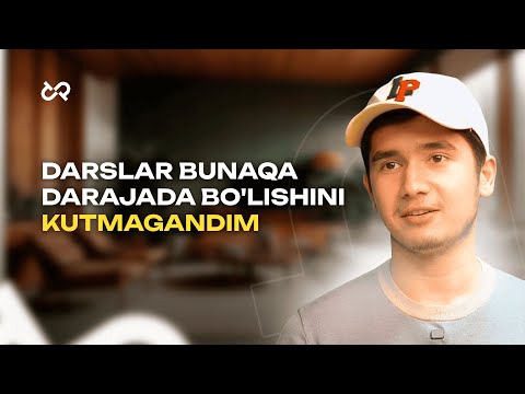 Darslar bunaqa darajada bo'lishini kutmagandim | Sarvar Muxamedjanov | Sotuv bo'limi