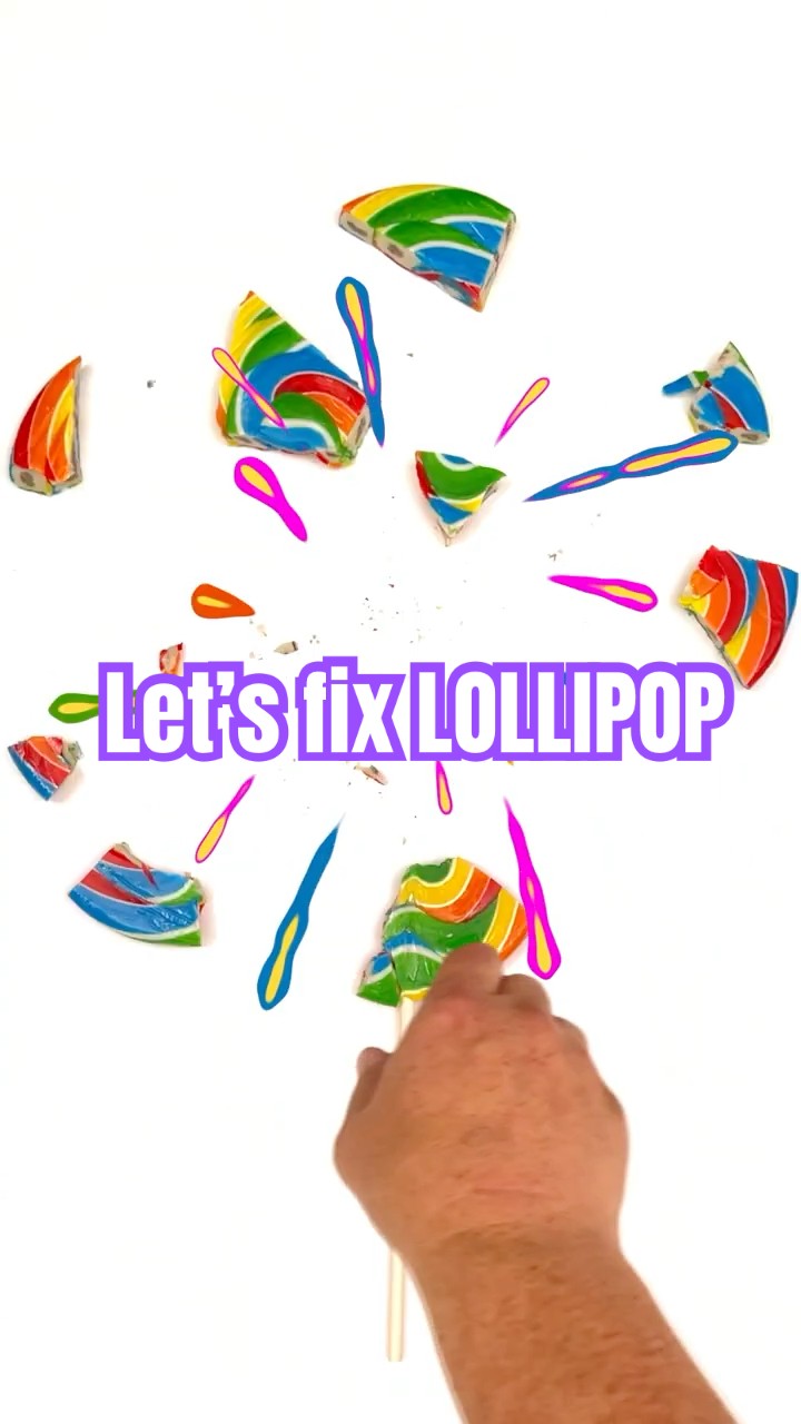Step by Step! Fix Baby John's broken lollippop ? #Shorts #Fixing #stepbystep