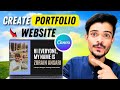Create FREE Portfolio Website For Graphic Designer | No Domain Need. | Canva Website Builder Review