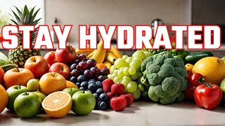 💧 How to Stay Hydrated All Day (Without Just Drinking Water!)