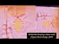 Organza Fabric Trend Neck design Special Eid Back Neck design cutting and stitching 2025 ki design