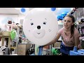 Мишка из большого воздушного шара Bear from a large balloon