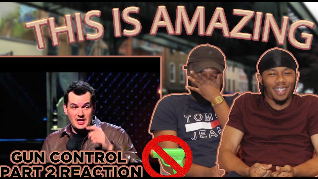 GREAT BIT! .😂..JIM JEFFERIES - GUN CONTROL PART 2 | REACTION
